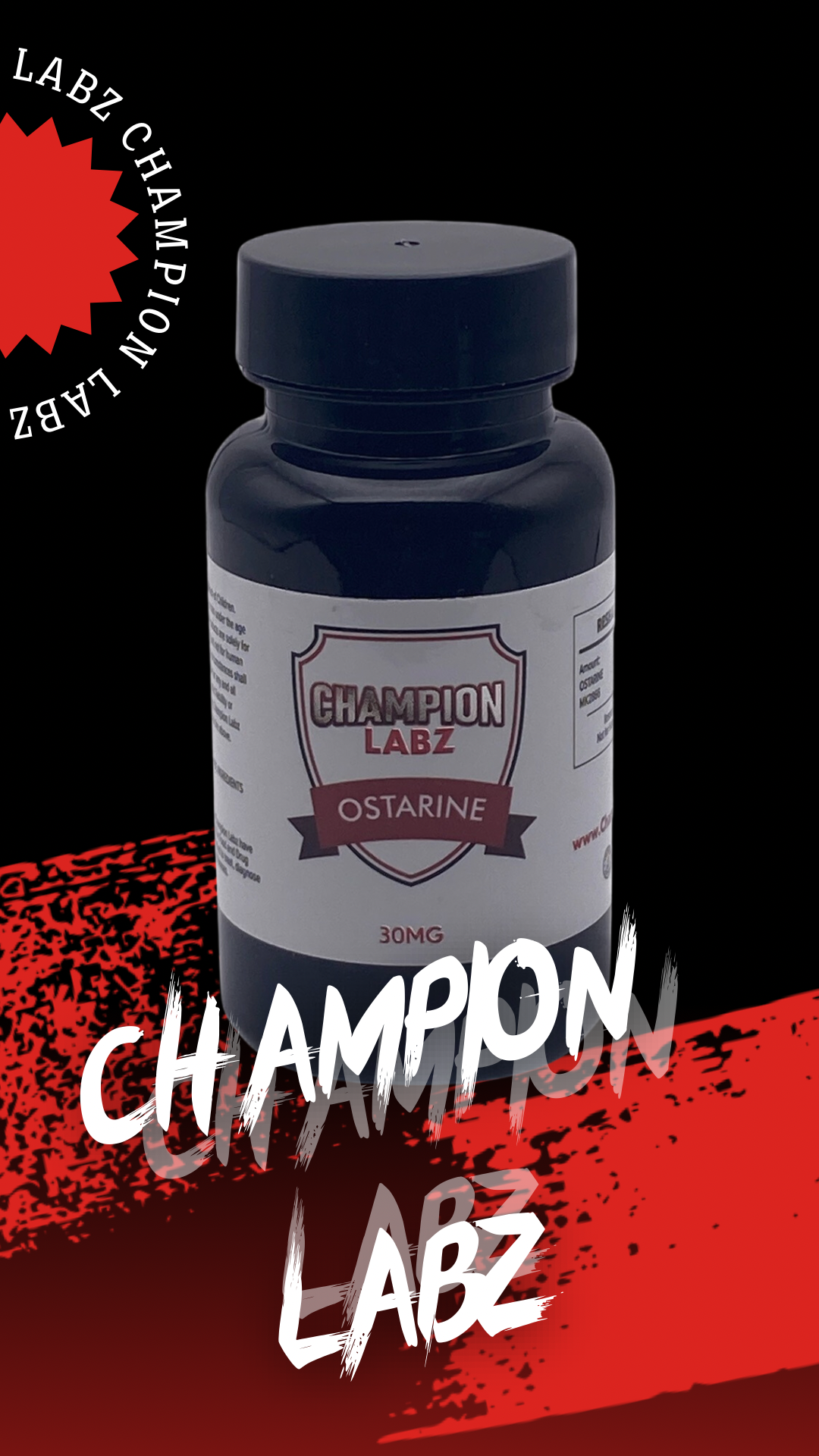 (CLOSEOUT DISCONTINUED) CHAMPION LABZ - OSTARINE MK2866 - 30MG PER CAPSULE
